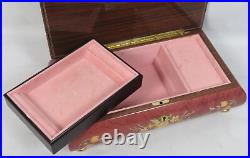 San Francisco Music Box Sorrento Italy Wood Inlay Marquetry Jewelry Box Reuge