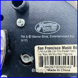 San Francisco music box TM & Warner bros Taz tasmanian devil Kiss Me Figure