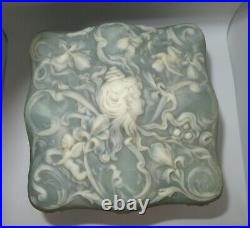 Sankyo Cameo Cherub INCOLAY STONE Music Box 30 Note Movement Plays Edelweiss