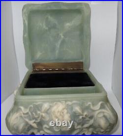 Sankyo Cameo Cherub INCOLAY STONE Music Box 30 Note Movement Plays Edelweiss