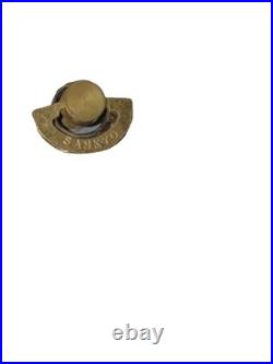 Sankyo Frog Shaped Metal Wind-Up Music Box Collectible Japan