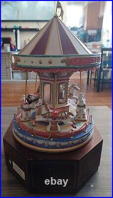 Sankyo Koji Murai Carousel Music Box Merry Go Round 1984 Pierret De Pierre Works