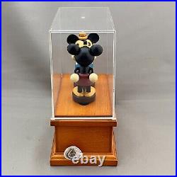 Sankyo Mickey Minnie Automaton Music Box Wish upon a star NIDEC In stock