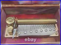 Sankyo ORPHEUS 72 Note Music Box, BLUE DANUBE, SOMEWHERE MY LOVE & EDELWEISS