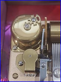 Sankyo ORPHEUS 72 Note Music Box, BLUE DANUBE, SOMEWHERE MY LOVE & EDELWEISS