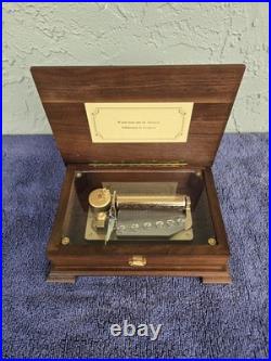 Sankyo Orpheus 50 Note Music Box If You Love Me Monnot / Edelweiss Rodgers