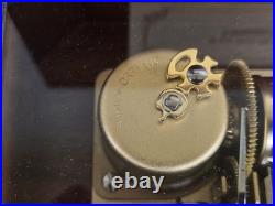 Sankyo Orpheus 50 Note Music Box If You Love Me Monnot / Edelweiss Rodgers