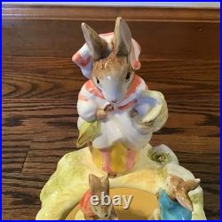 Schmid Mrs Rabbit Music Box Beatrix Potter Tale Of Peter Rabbit Brahms Lullaby