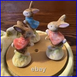 Schmid Mrs Rabbit Music Box Beatrix Potter Tale Of Peter Rabbit Brahms Lullaby