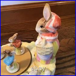 Schmid Mrs Rabbit Music Box Beatrix Potter Tale Of Peter Rabbit Brahms Lullaby