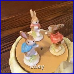 Schmid Mrs Rabbit Music Box Beatrix Potter Tale Of Peter Rabbit Brahms Lullaby