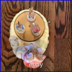 Schmid Mrs Rabbit Music Box Beatrix Potter Tale Of Peter Rabbit Brahms Lullaby