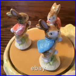 Schmid Mrs Rabbit Music Box Beatrix Potter Tale Of Peter Rabbit Brahms Lullaby