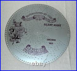 Set Of 10 New Regina 15.5 Music Box Disks Includes Christmas Silent Night