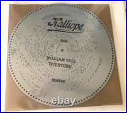Set Of 9 New 20.5 Kalliope Bell Music Box Disks