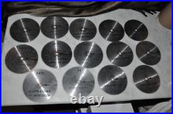 Set of 14 Music Box Discs Popular Songs Thorens AD-30D
