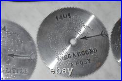 Set of 14 Music Box Discs Popular Songs Thorens AD-30D