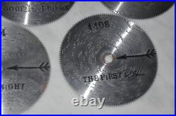 Set of 14 Music Box Discs Popular Songs Thorens AD-30D