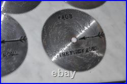 Set of 14 Music Box Discs Popular Songs Thorens AD-30D