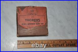 Set of 14 Music Box Discs Popular Songs Thorens AD-30D