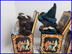 Set of 4 Vtg Wizard Of Oz 50th Anniversary Musical Jack In The Box READ Priority