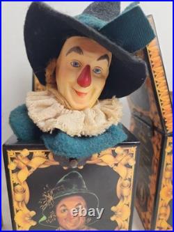 Set of 4 Vtg Wizard Of Oz 50th Anniversary Musical Jack In The Box READ Priority