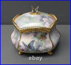 Set of 9 Lena Liu's Enchanted Wings Porcelain 4 x 3.5 Music Box Collection