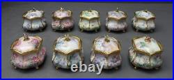 Set of 9 Lena Liu's Enchanted Wings Porcelain 4 x 3.5 Music Box Collection