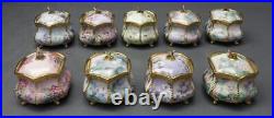 Set of 9 Lena Liu's Enchanted Wings Porcelain 4 x 3.5 Music Box Collection