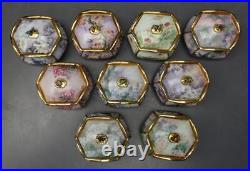 Set of 9 Lena Liu's Enchanted Wings Porcelain 4 x 3.5 Music Box Collection