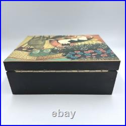 Signed Vintage 1980 K Michiko Musical Jewelry Box Cats Memory Song Japan B352/A Signed Vintage 1980 K Michiko Musical Jewelry Box Cats Memory Song Japan B352/A