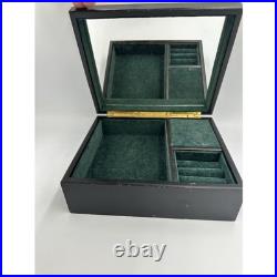 Signed Vintage 1980 K Michiko Musical Jewelry Box Cats Memory Song Japan B352/A