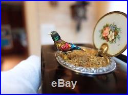 Silver And Enamel Fusee Singing Bird Box Automaton Charles Bruguier Watch Video