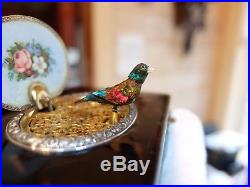 Silver And Enamel Fusee Singing Bird Box Automaton Charles Bruguier Watch Video