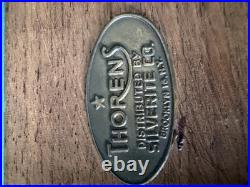 Silverite THORENS Automatic Disc Music Box Antique Working Condition 15 Discs