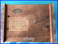 Silverite THORENS Automatic Disc Music Box Antique Working Condition 15 Discs