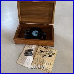 Silverlite Thorens Vintage Music Player With Narcissus D 232 Music Disc