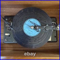 Silverlite Thorens Vintage Music Player With Narcissus D 232 Music Disc