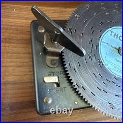 Silverlite Thorens Vintage Music Player With Narcissus D 232 Music Disc