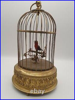 Singing bird in a cage automaton