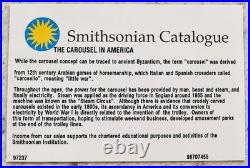 Smithsonian Musical Holiday Carousel Christmas Music Box 2003 w Box Pap G2U