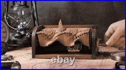 Song Of Chasing The Waves Wooden Hand-Made Music Box Automata Birthday Gift