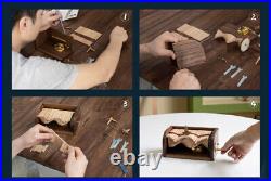Song Of Chasing The Waves Wooden Hand-Made Music Box Automata Birthday Gift