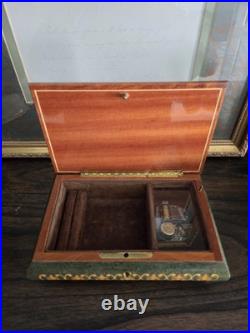 Sorrento Handmade Music Jewelry Trinket Box Reuge Swiss Musical Movement Vintage Sorrento Handmade Music Jewelry Trinket Box Reuge Swiss Musical Movement Vintage