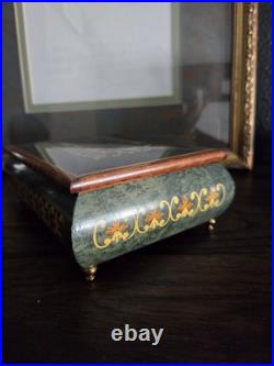 Sorrento Handmade Music Jewelry Trinket Box Reuge Swiss Musical Movement Vintage Sorrento Handmade Music Jewelry Trinket Box Reuge Swiss Musical Movement Vintage