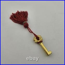 Sorrento Italy Jewlery Music Box Real Inlaid Wood With Key & Certificate VTG