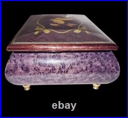 Sorrento Italy Musical Jewel Box Butterflies Inlay Pink Lining Fur Elise Sorrento Italy Musical Jewel Box Butterflies Inlay Pink Lining Fur Elise
