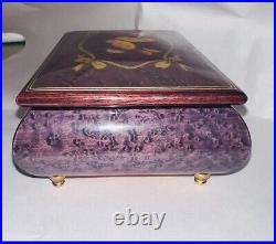Sorrento Italy Musical Jewel Box Butterflies Inlay Pink Lining Fur Elise Sorrento Italy Musical Jewel Box Butterflies Inlay Pink Lining Fur Elise