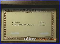 Sorrento Specialties Signed 1 Of A Kind Inlaid Reuge 36 Note Music Box-see Video