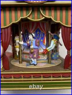 Splendid New York Carousel Music Box Pierrot De Pierre Koji Murai Japan 1998